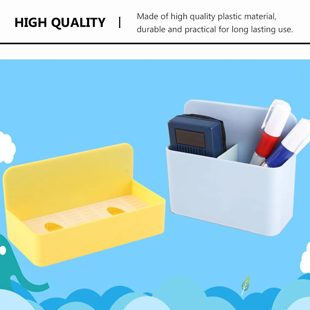 

Magnetic Storage Box Brush Pen Container Pen Pencil Holder Plastic Storage Container