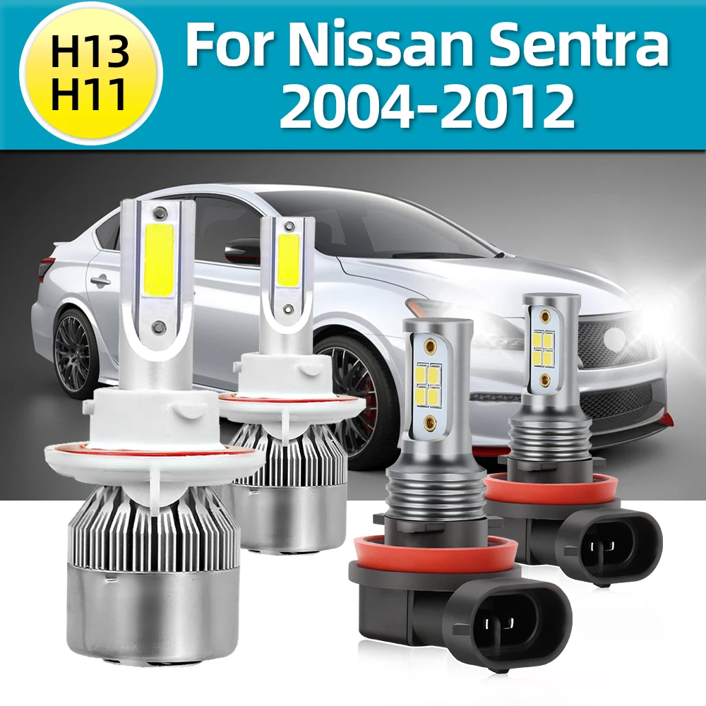 

LSlight 6000K LED Car Fog Lights Bulbs Auto Headlight Lamps For Nissan Sentra Sedan 2004 2005 2006 2007 2008 2009 2010 2011 2012