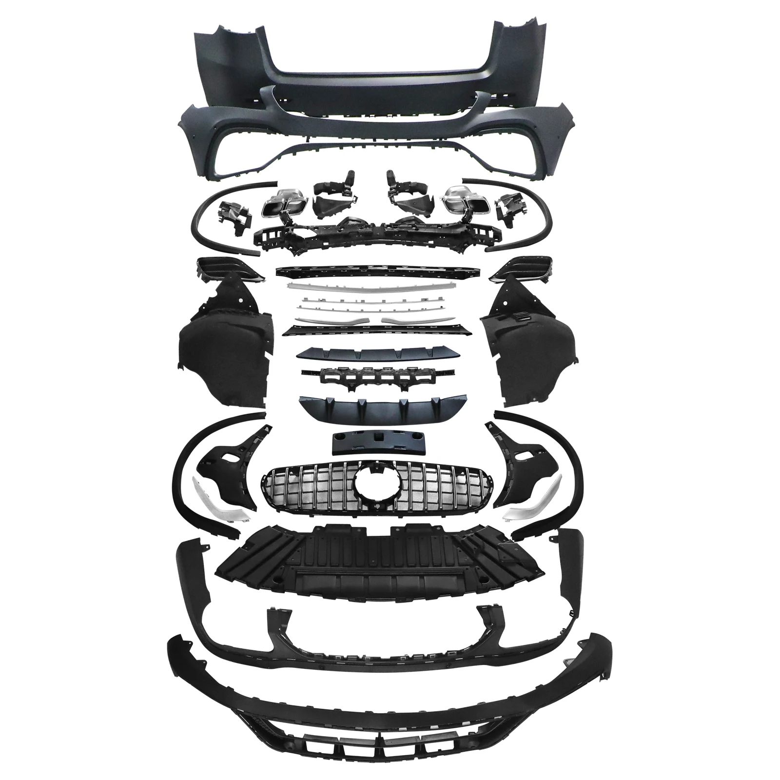 

Artudatech GLC63 Body Kit Bumper Fit for Mercedes Benz GLC Class GLC350/250/300 2016-2019