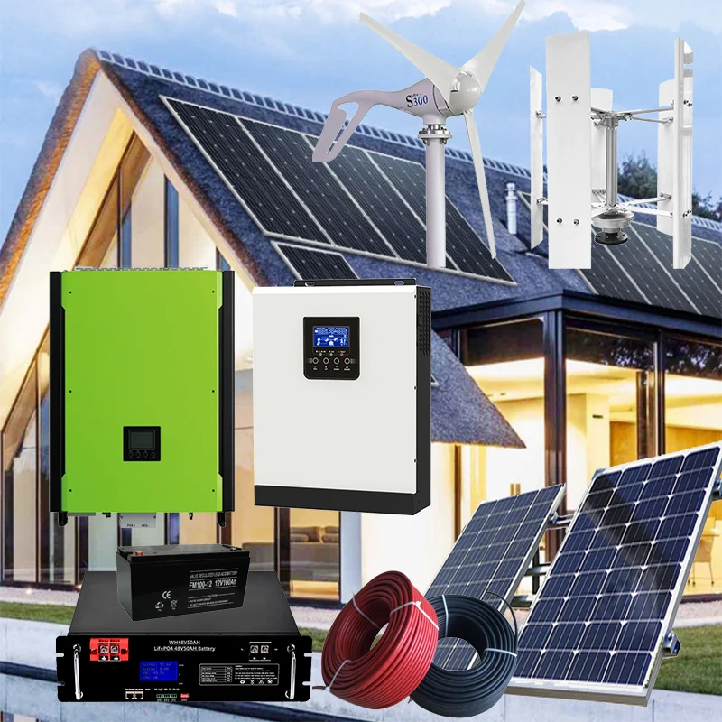 Hot Sale Power Bank 10kw 15kw 20kw 30kw Lifepo4 Battery Solar Panels Hybrid Inverter for Complete Soler Energy storage