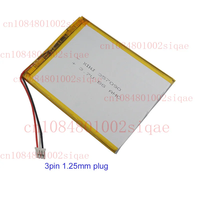 Baterai Li Isi Ulang 3.7V 3000 MAh 11.1Wh 357090 untuk Axys 4G Tablet PC GPS WYORESY