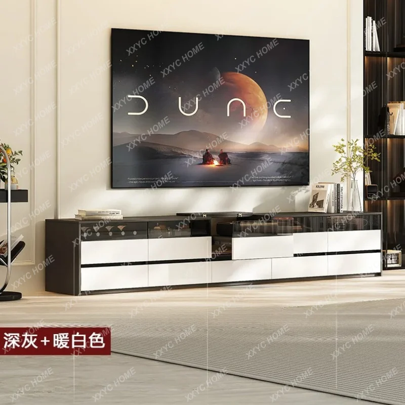 A  Laser TV Special Cabinet Modern Simple Tall Floor-standing Living Room Projector Telescopic Stand