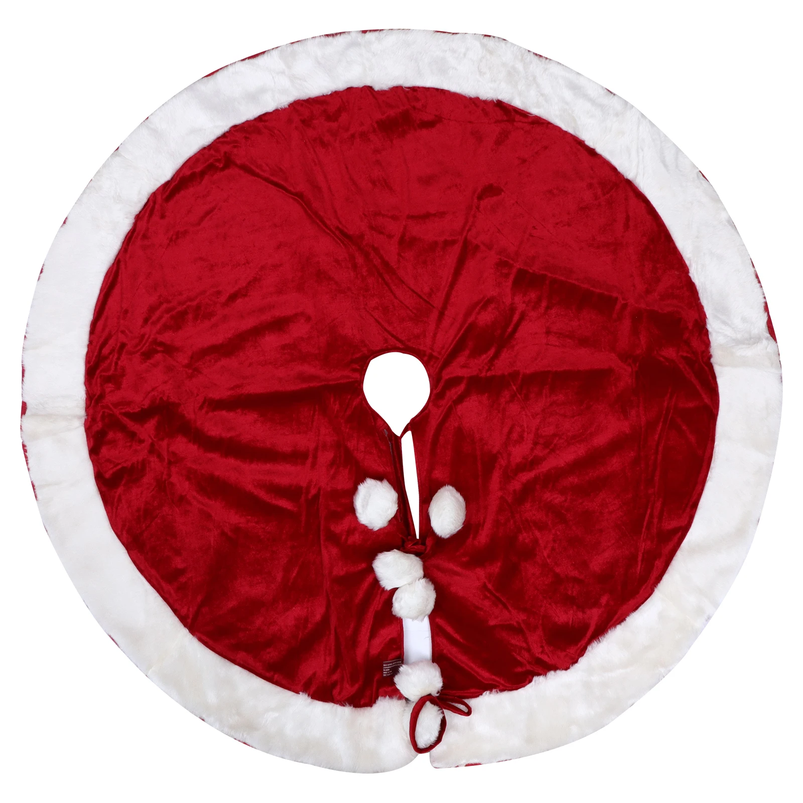 

Christmas Tree Red Xmas Apron Decoration Supplies Holiday nament Classic Protective Xmas Tree Decor Mat