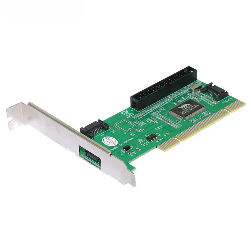 

Hard disk adapter card expansion card VIA6421 PCI to SATA card ESATA card PCI to IDE