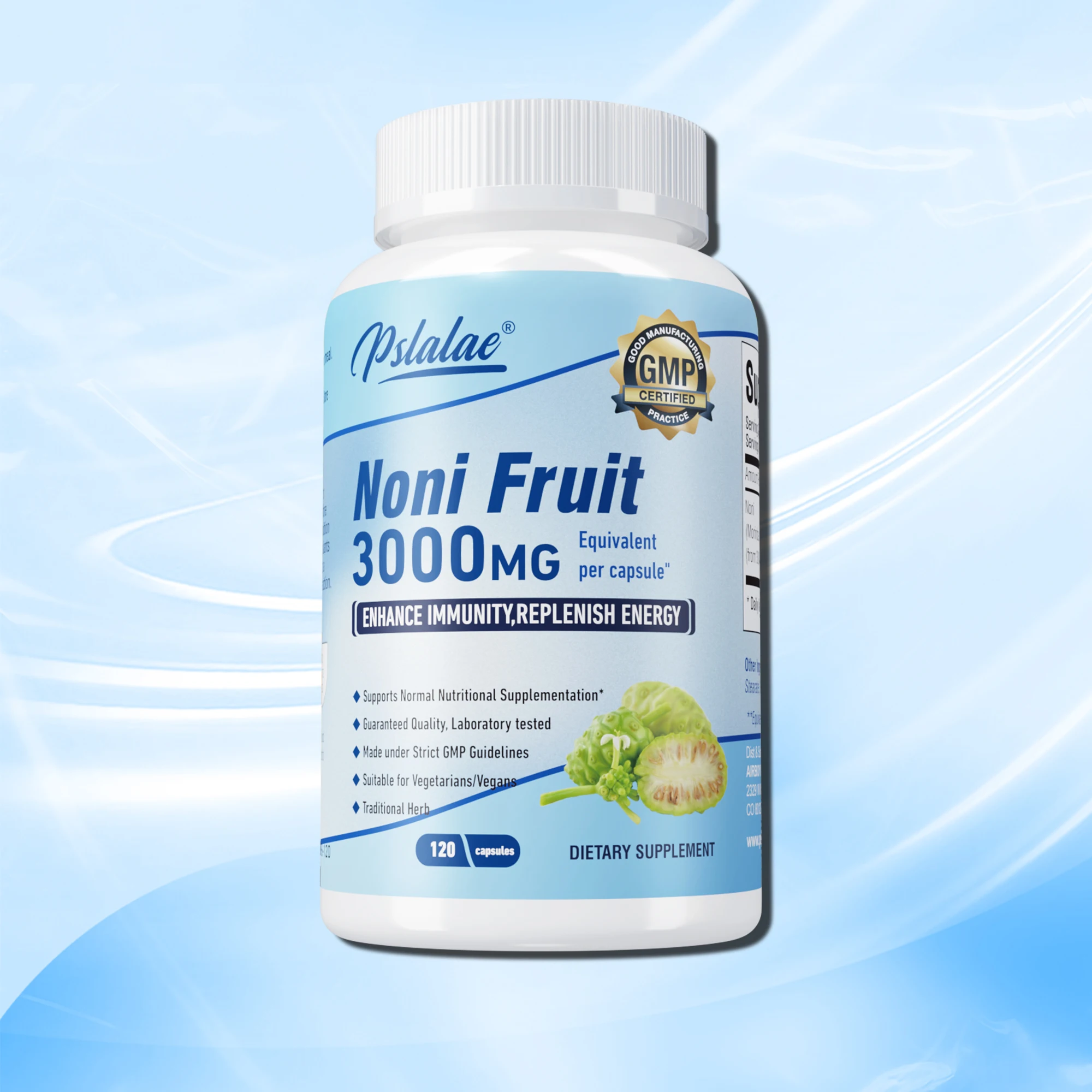 

Noni Fruit 3000 мг — поддерживает здоровье иммунитета, улучшает пищеварение, пополняет энергию и аккурат с антиоксидантом — 120 капсул