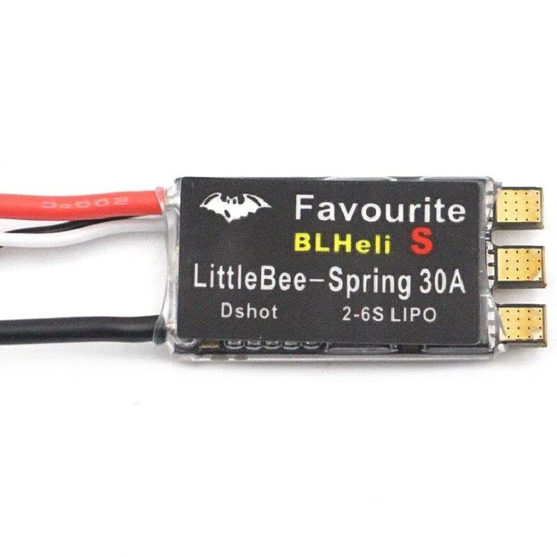 Favourite LittleBee Spring BLHeli S Brushless ESC 20A 30A Dshot 2-4S 2-6S Lipo For FPV Racing Drone Fixed Wing RC Aircraft