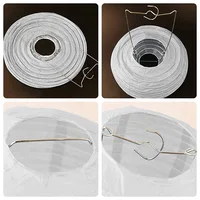 5/10/20pcs Round Chinese Paper Ball Lampion Hanging White Wedding Decoration Paper Lantern Lampshade Birthday Party Favor Decor 6