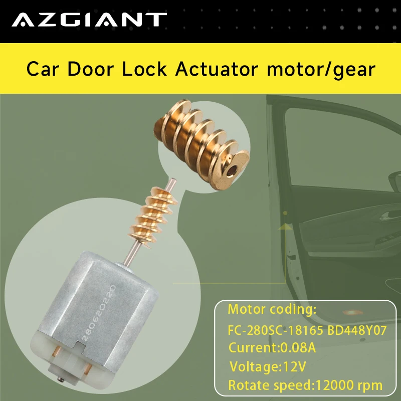 

Car Door Lock Actuator motor FC-280SC Worm 2T Disassembly Tools For VW Polo AW MK6 Nivus MK1 Virtus Caddy MK5 car accessories