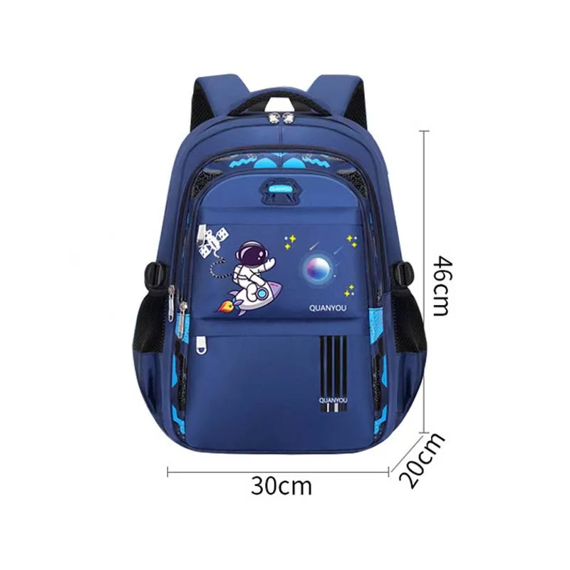 New Children Backpack Space Astronaut Schoolbag Junior High Boy School Backpacks Trendy Exquisite Student Bagpack Travel Bag