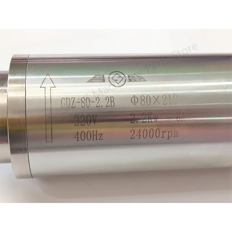 Imagem -03 - Water Cool Cnc Spindle Motor Er20 Gravação de Fresagem Madeira Trabalhando 80x213 mm 220v 220v ac 380v 80x213 mm Gdz802.2b