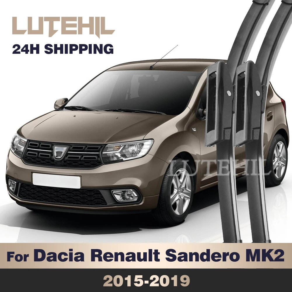 

Для Dacia Renault Sandero MK2 2015-2019 2017 2018 стеклоочиститель передние щетки стеклоочистителя лобовое стекло щетка 22 "+ 19"