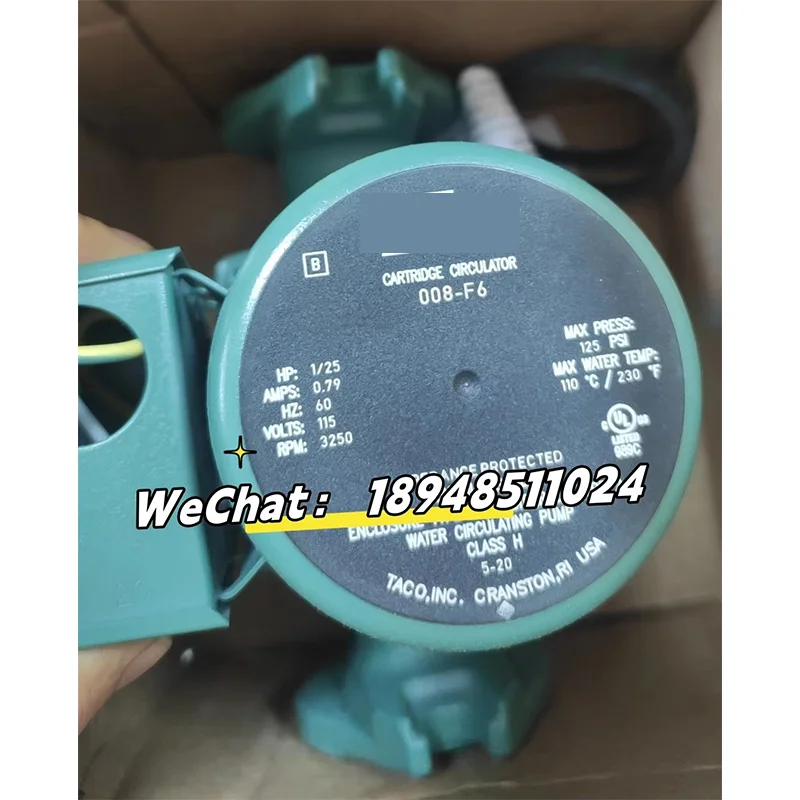 New suitable for air conditioner refrigeration heat exchange accessories 007-F5 008-F6 Taco 009-F5 Circulator Pump 025-32813-000