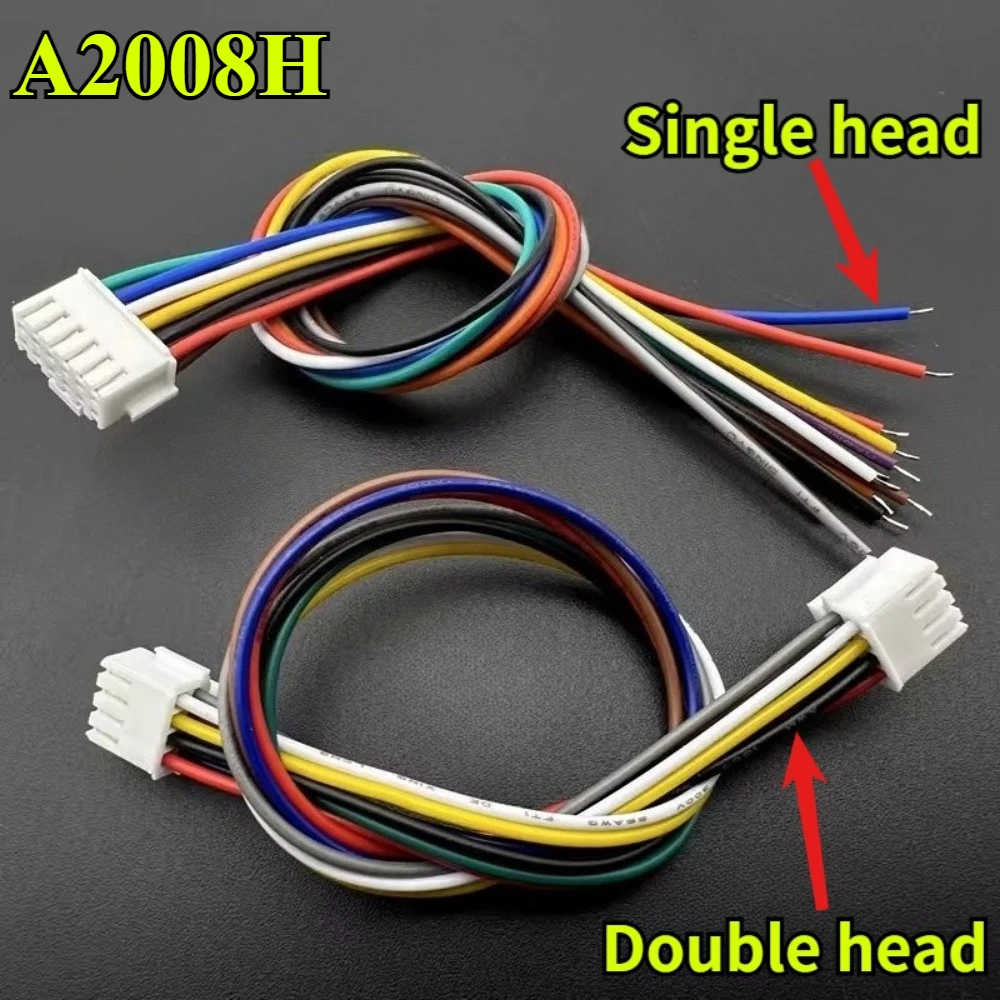 

A2008H Двухрядный с замковой пряжкой, шаг 2,0 мм, одинарная/двойная головка 2*2P/3P/4P/5P/6P/7P/8P/9P/10P, длина провода, разъем 26AWG