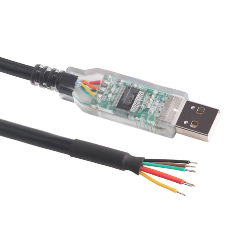 USB-TTL 직렬 케이블, 라즈베리 파이 1.8m, 6 P 듀폰 헤더 UART 컨버터, FTDI 6 핀, 3V3, 5V TTL TTL-232R-RPI, 3.3V, 5V 