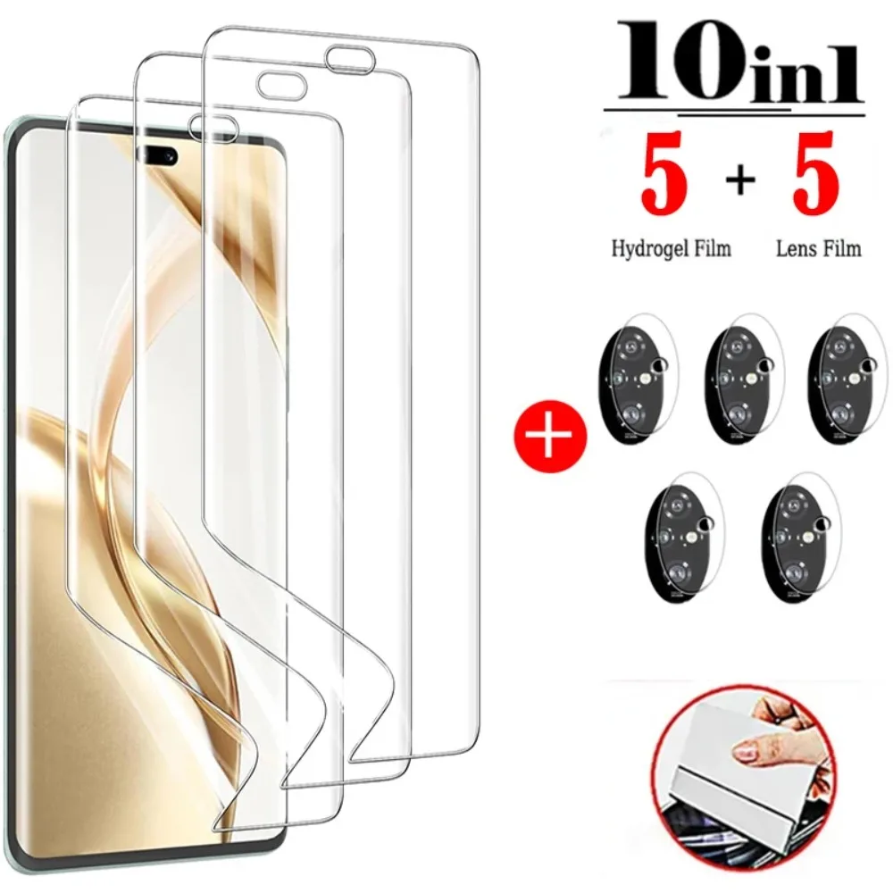 Honor 200 Pro용 안전 하이드로겔 필름 Honor 100 Pro용 Honor 200 카메라 필름용 화면 보호 필름(유리 아님)