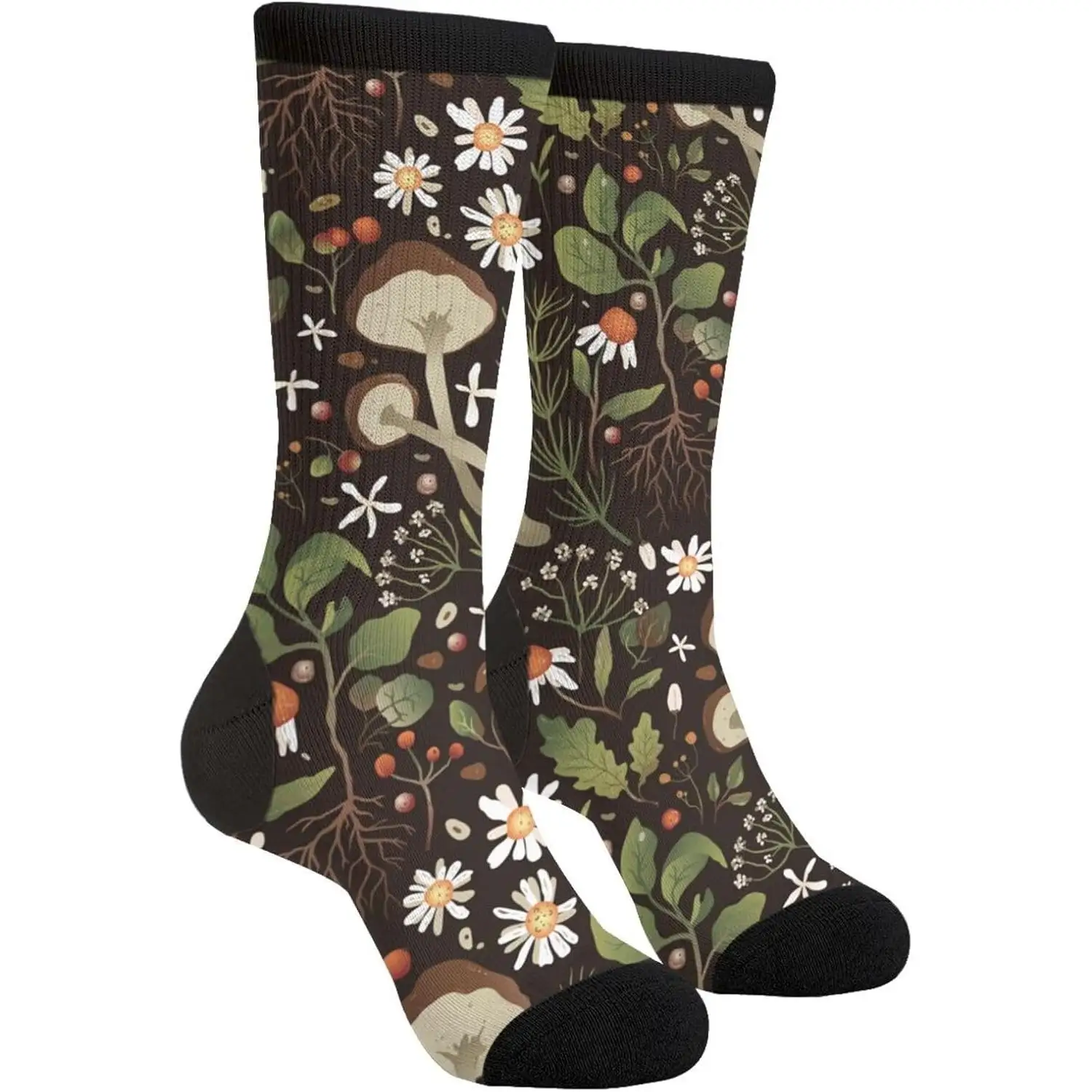 

Новинка и интересные носки для мужчин и женщин, новинка, носки с трендовым принтом в стиле хип-хоп, дышащие нескользящие спортивные носки в стиле ретро