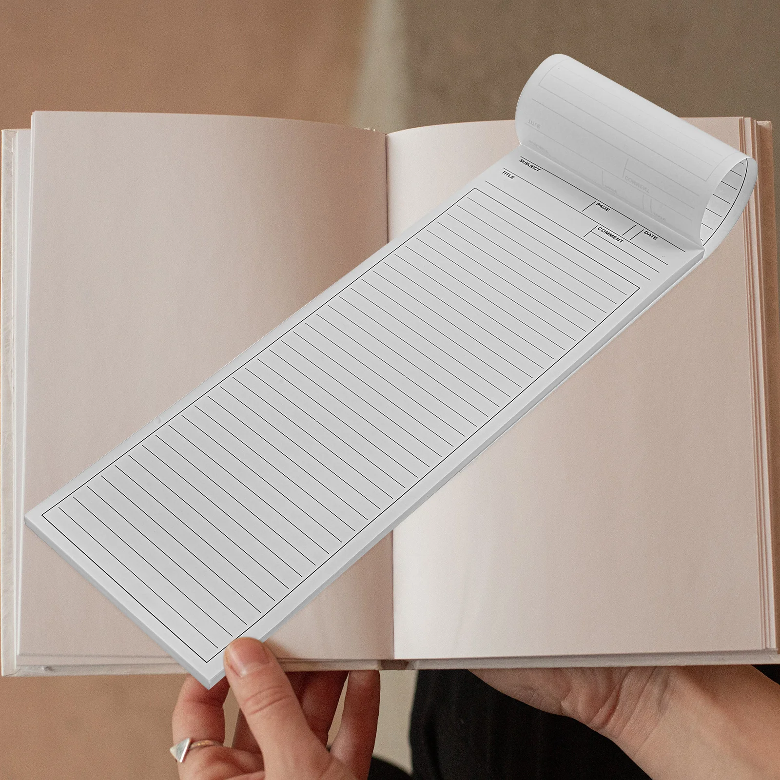 

4 Pcs Memo Pad Small Notepad Portable Notebook Tear Off Sheets Pocket Size Diary School Office Travel Lightweight Gifts