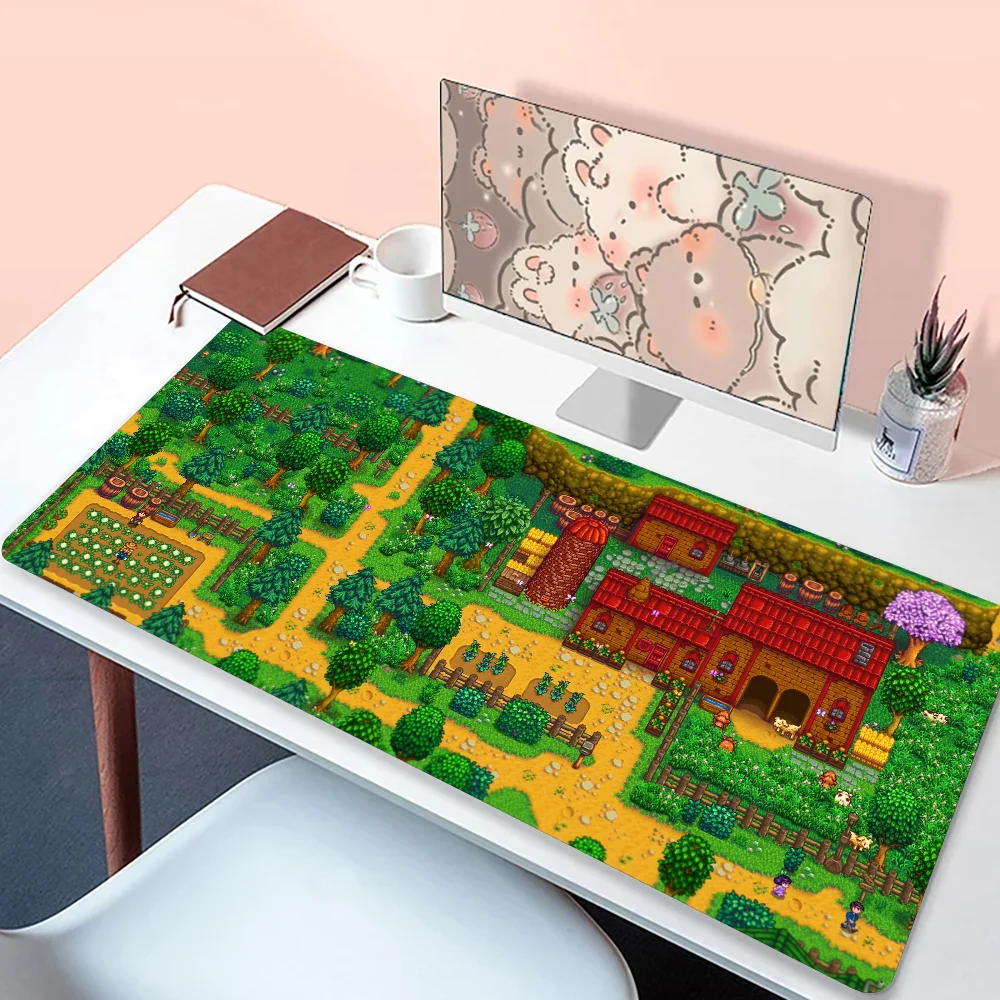 Stardew Valley Mouse Refreshing Pad Large Computer Gaming Accessories 900x400mm Desk Mats Carpet Anti-slip Laptop Soft Mice KDA