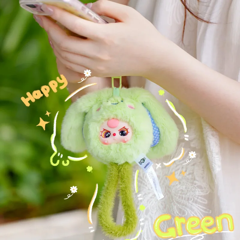 

Cute Baby Three Wrist Strap Series Vinyl Plush Blind Box Mobile Phone Lanyard Portable Trendy Toys Mystery Box Surprise Gifts