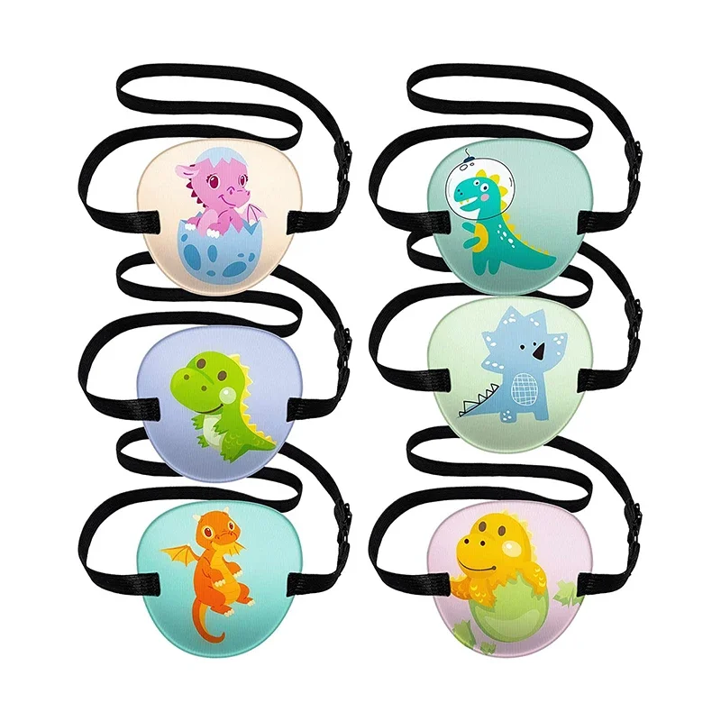 Bambino Ambliopia Benda per gli occhi Carino Occlusione Medica Pigro Benda per gli occhi Ambliopia Astigmatismo oscuro Addestramento Visiera riempita