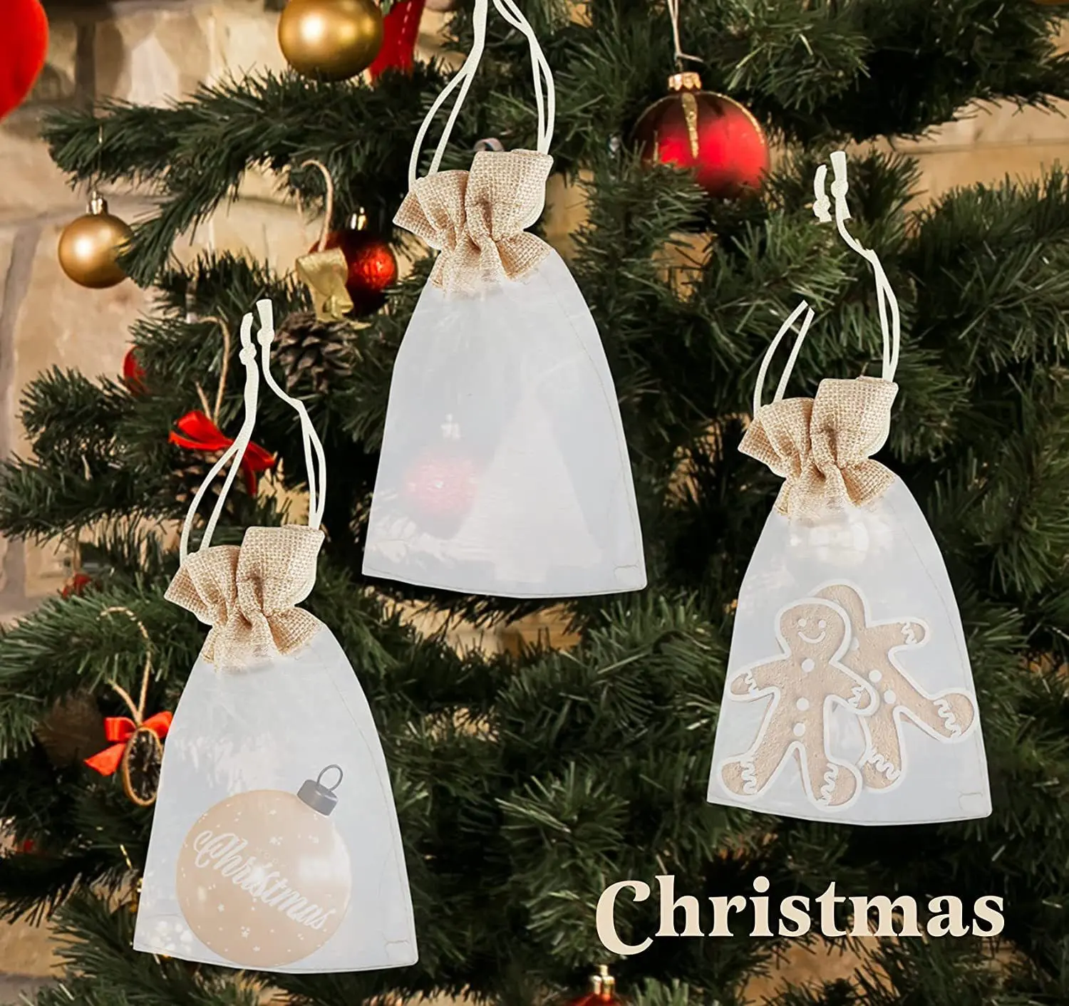 30/90Pcs Small Linen Jute Drawstring Gift Bags Pouch 15x10cm Wedding Party Favours Sack For Jewelries Gift Makeup Candy Fruits