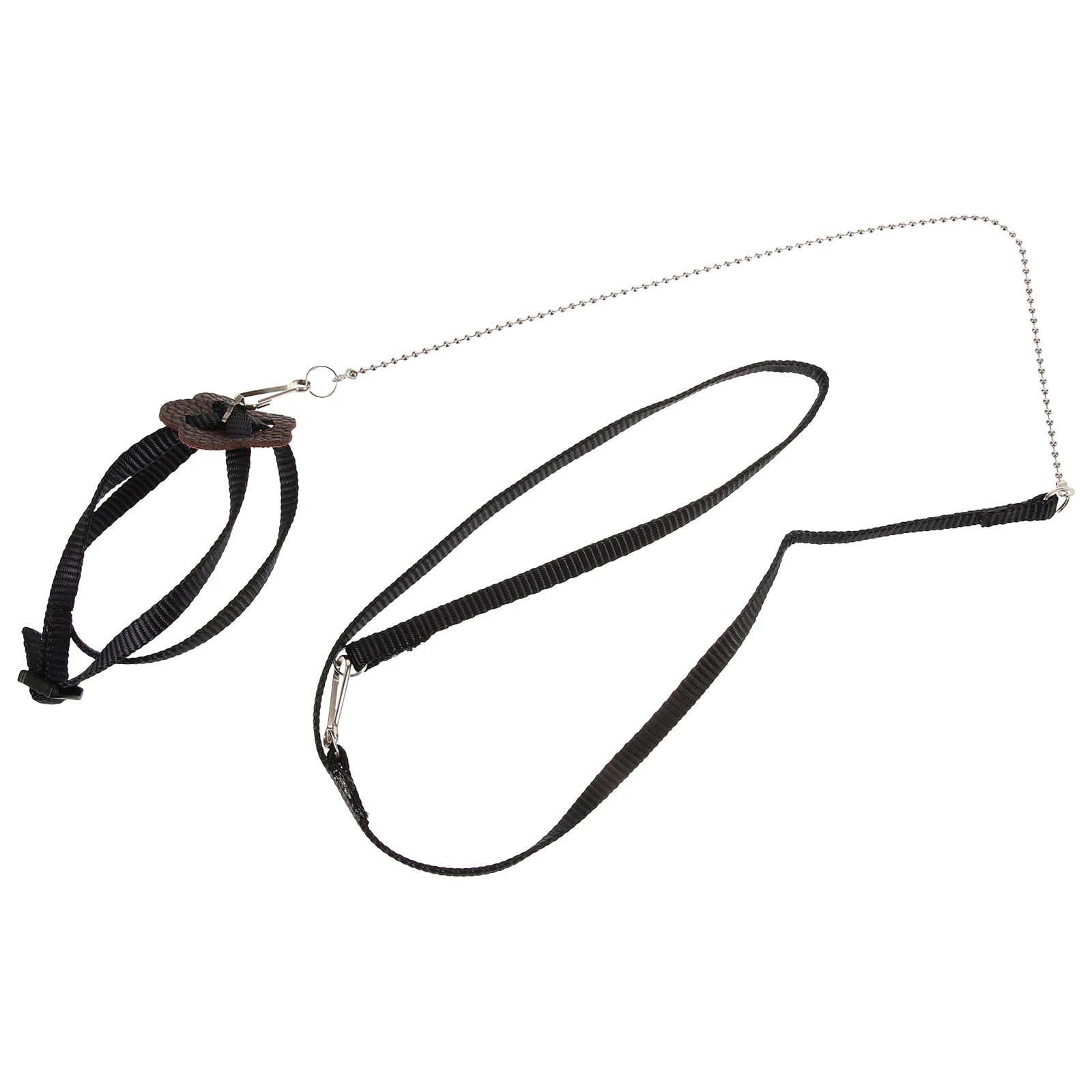 

Harness Black Training Rope Reptile Leash Turtle Animal Walking Traction Faux Soft Skin Friendly