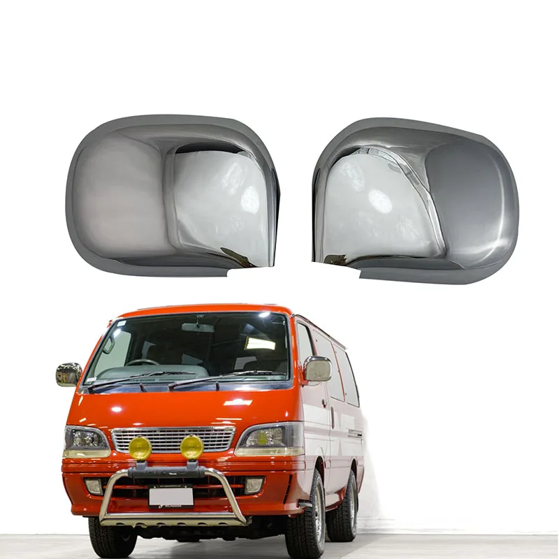 

ABS Car Rearview Mirror Cap Cover Trim Accessories For Toyota Hiace 1998