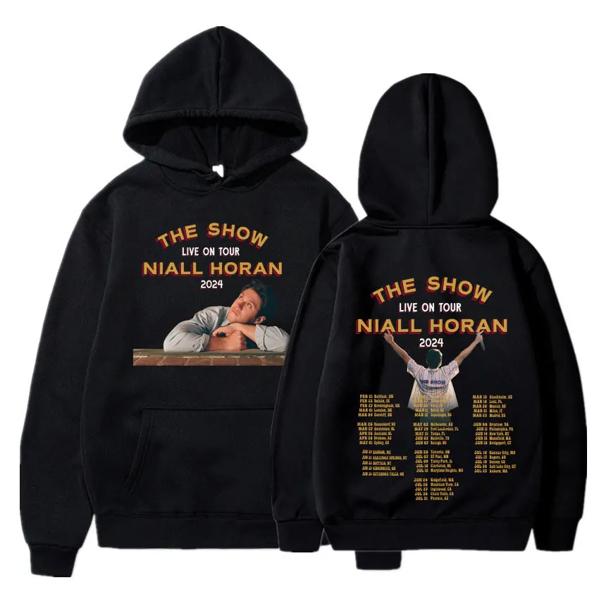 

Niall Horan 2024 The Show Live on Tour Concert Hoodies Unisex Fashion Vintage Sweatshirts Casual Aesthetic Oversized Pullovers