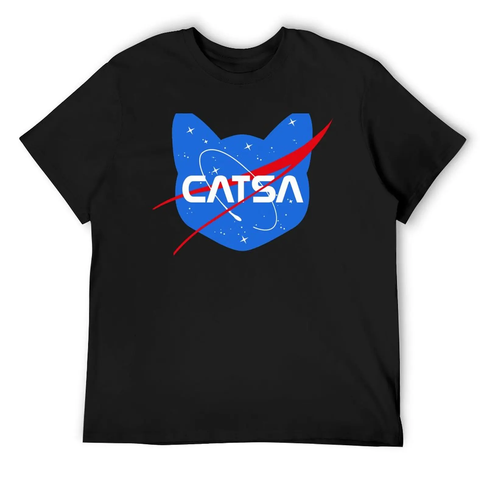 

Catsa - Space Cat Nasa Parody T-Shirt essential t shirt shirts graphic customs street wear fitted t shirts for men