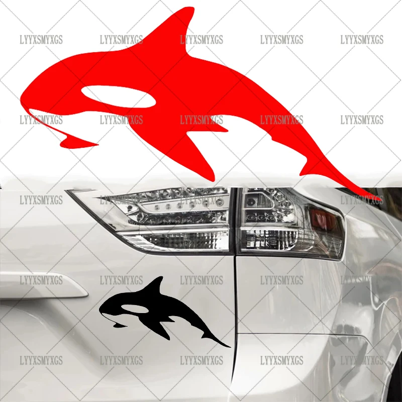 

Self-Adhesive Custom Fashion Lovely Killer Whale Car Stickers Waterproof Sunscreen Vinyl Decal PVC wholesale Car Accessories