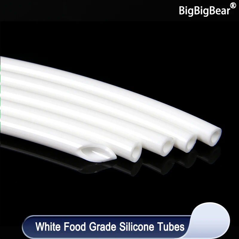 1/3/5/10M Silicone Tube Food Grade Rubber Hose White Flexible Aquarium Air Irrigation Pipes Water Connector Garden Hoses