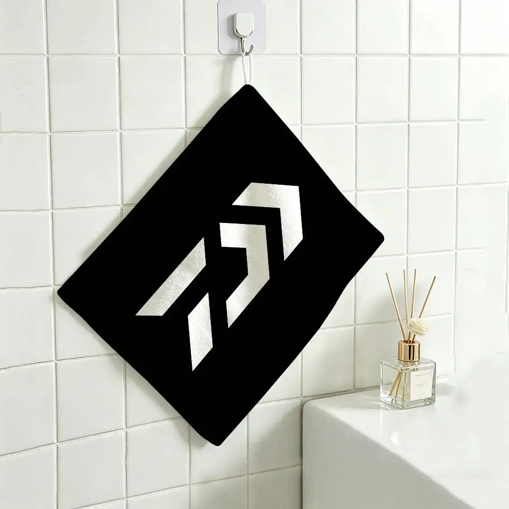 D-DaiwaS Fishing Logo Handtuch aus Polyester-Baumwolle, zum Aufhängen, langlebig für den Einsatz im Haushalt, im Restaurant, in der Toilette – Detail 5