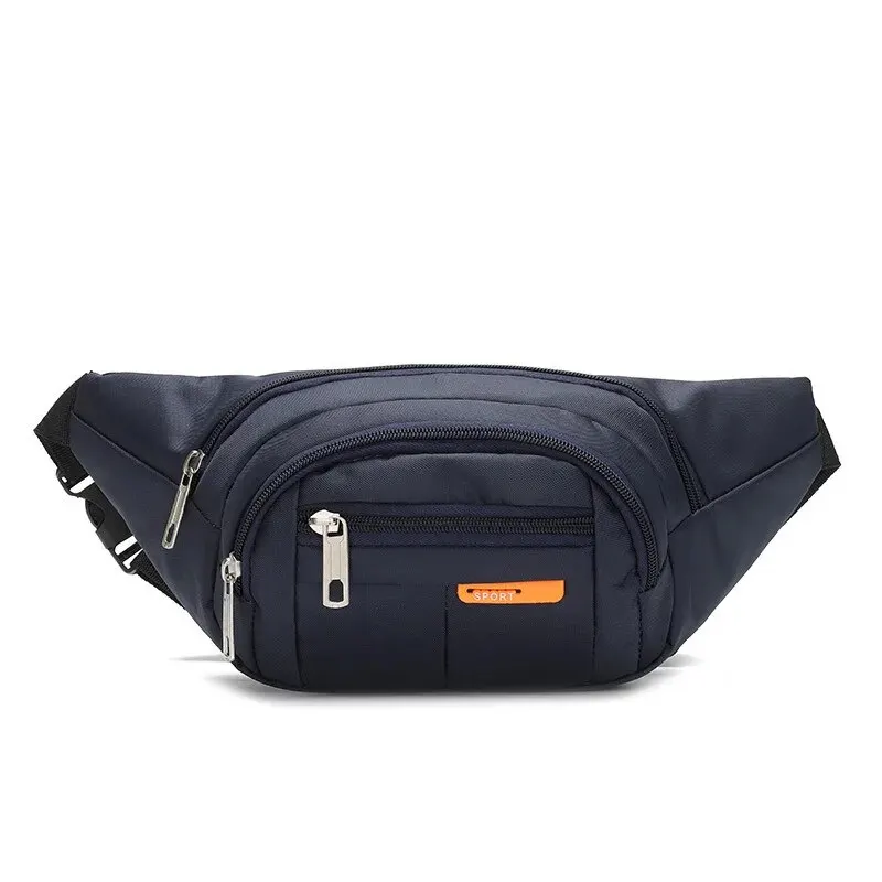 The New Sports Waist Bag for Men and Women with The Same Casual Canvas One-shoulder Messenger Bag Outdoor Waterproof Chest Bag