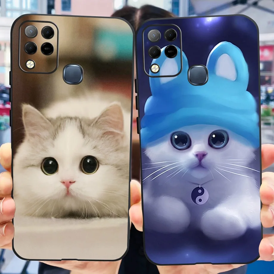 For Infinix X689F Hot 11 G37 Case Infinix Hot 10S NFC Back Cover Liquid Silicone Soft TPU Matte Bumper Funda Hot10S Hot11 G3T