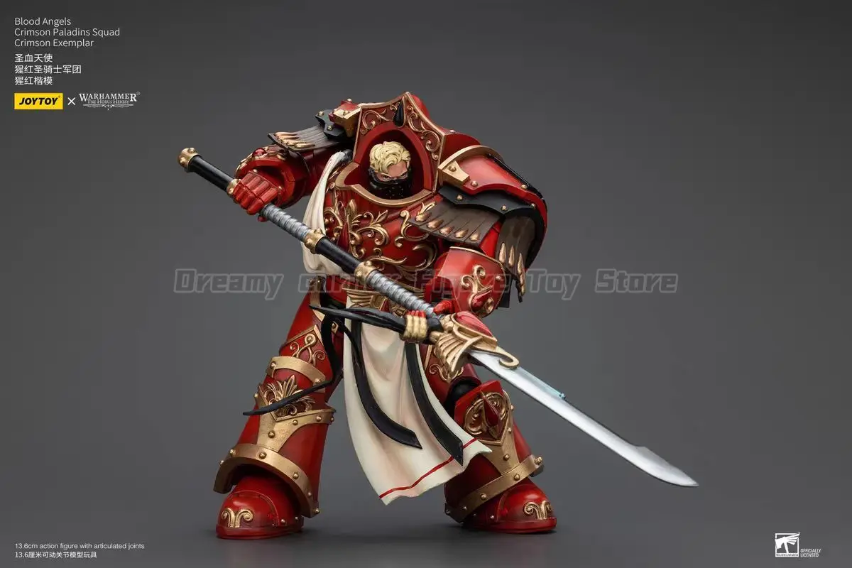 

【In Stock】JOYTOY Warhammer 40K Blood Angels Crimson Paladins Squad Crimson Exemplar 1/18 Action Figures