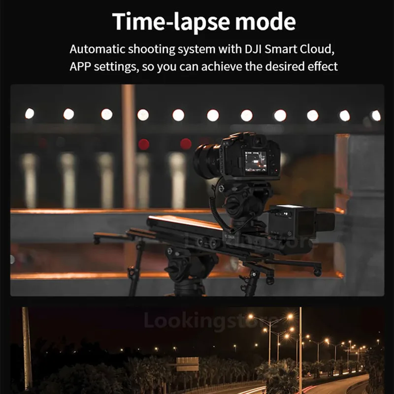YC cebula czekoladowe Pro Slider do aparatu 40cm 52cm 70cm zmotoryzowany/ręczny szyna torowa suwak kontrola aplikacji do aparatu DSLR Gimbal