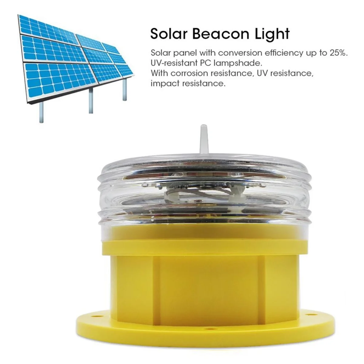 voyant-lateral-solaire-2025-bateau-etanche-ip68-voyant-d'avertissement-360-°-Eclairage-balise-clignotante-led