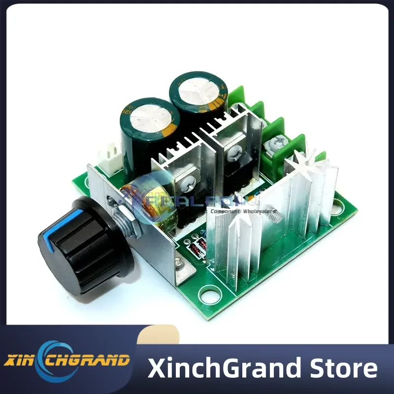 DC motor speed regulator 12V 24V 36V 48V 6-90V High power drive module PWM Motor speed controller 10A/15A/20A current regulator