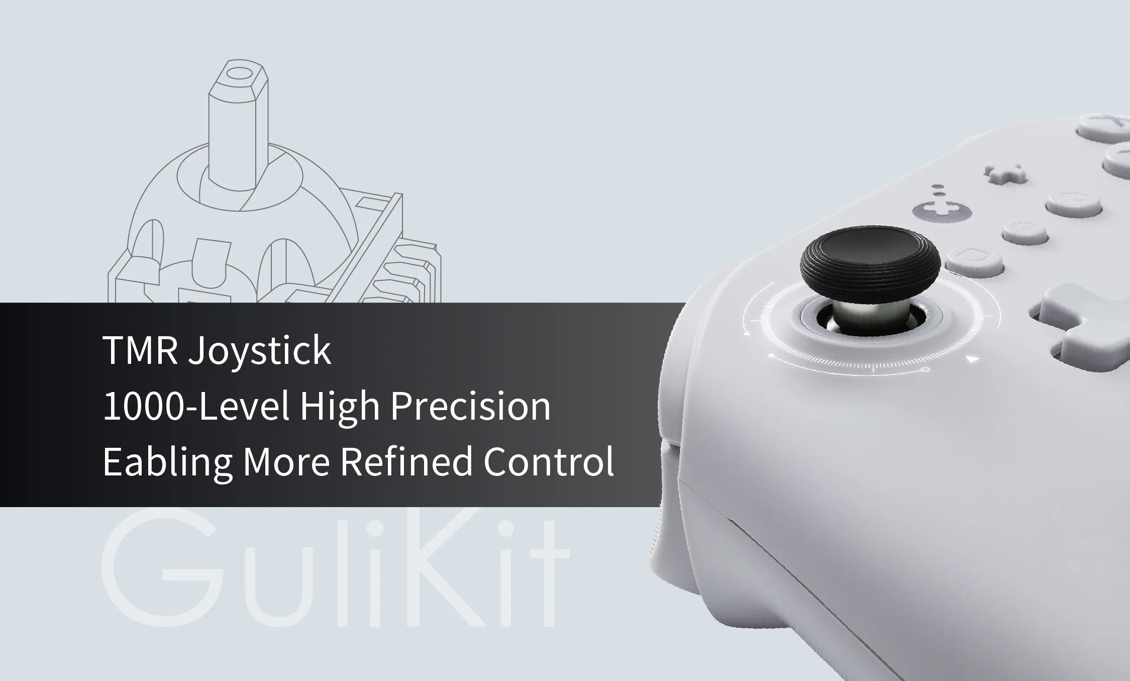 GuliKit KK3 /kk3 pro/kk3 MAX Wireless Controller TMR Joysticks