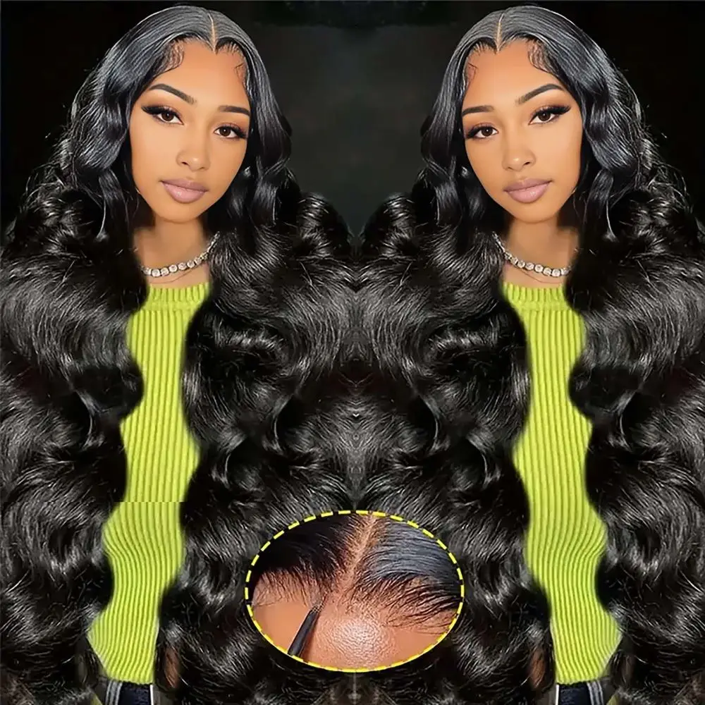 

Body Wave Ready To Wear 5x5 Lace Closure Glueless Human Hair Wig for Women HD Transparent Lace Front Wig Pre Plucked Pre Cut Wig