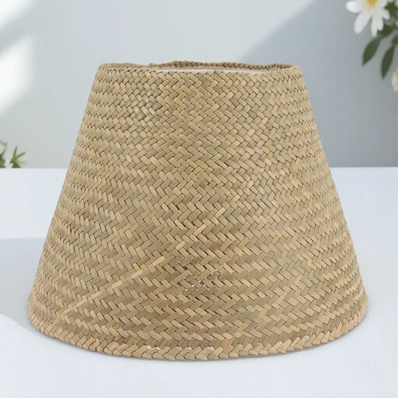 

Rattan Lamp Shades Light Shades Lamp Shade Light Cover Cover Straw Lantern Handmade Vintage Desk Bedroom Living Room