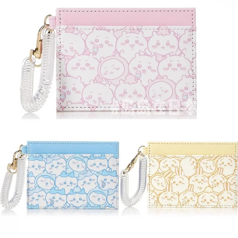 Picture 3: Kawaii Chiikawa Full Pattern PU Coin Wallet Wear Resistant Zipper Design Compact Size Perfect For Student School Commute Store C