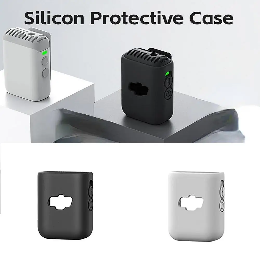  for dji Mic2 Silicone Protective Case Wireless Micphone Charging Case Dustproof Anti-scratch Wear Resistant Microphone Accessory