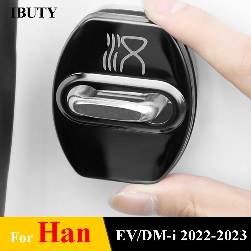 For BYD Han EV DM-i 2022 2023 Accessories Car Door Lock Cover Auto Door Lock Stopper Protector Cover Door Check Limiting Parts