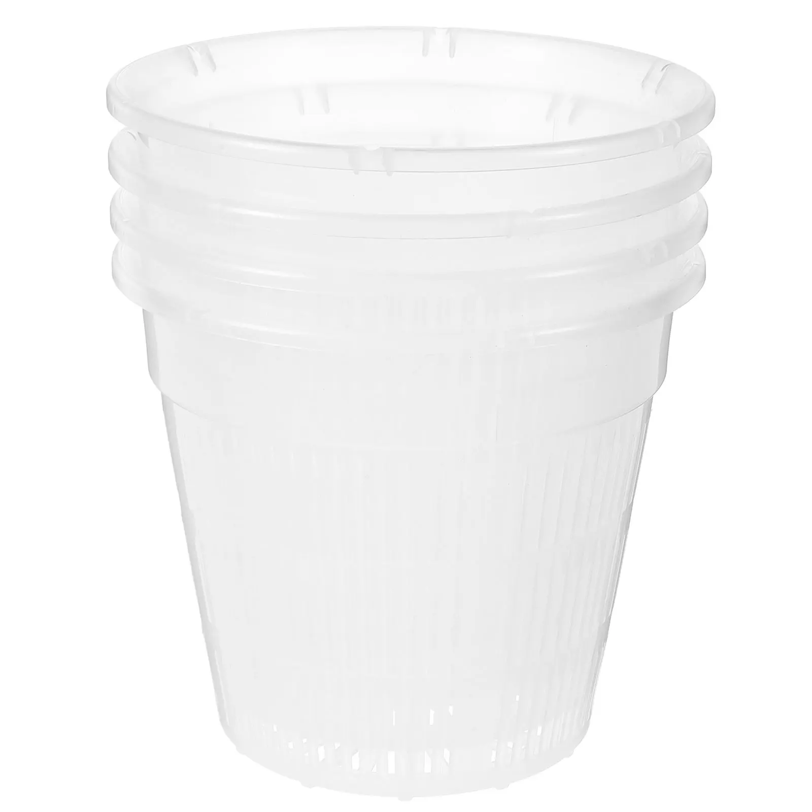 

4 Pcs Hydroponic Vegetable Growing Basket Garden Net Cups Aquatic Heavy Duty Slotted Pots