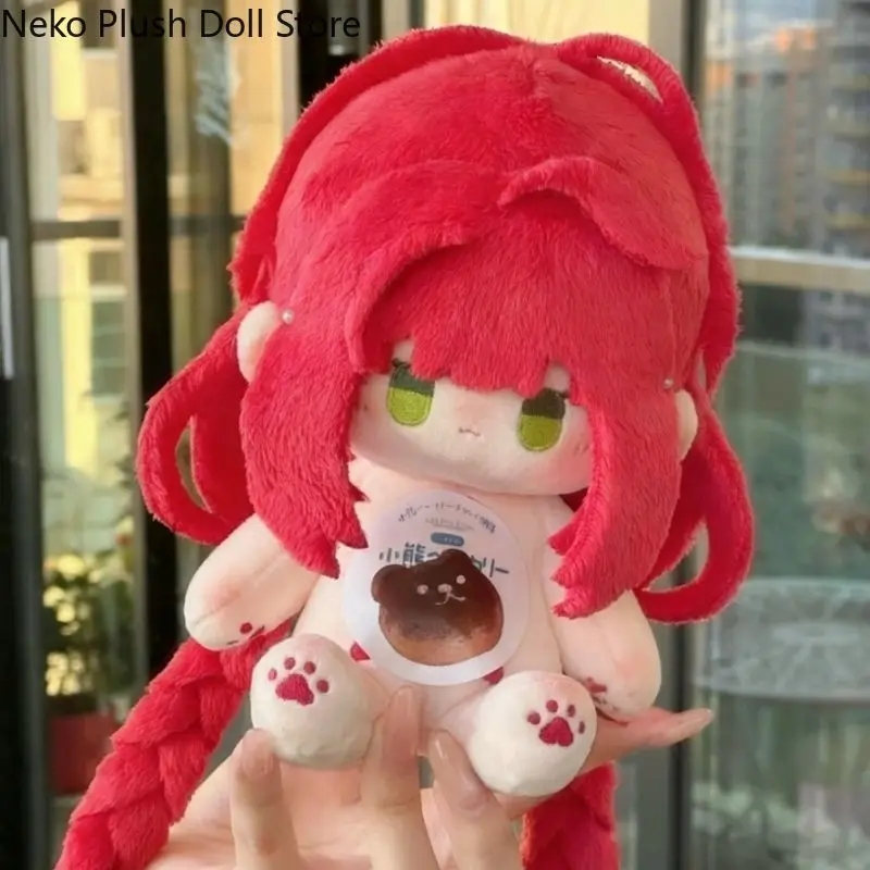 Zenless zona zero ukinami yuzuha jogo 20cm bonito macio pelúcia boneca corpo cosplay dos desenhos animados vestir-se brinquedo figuras bonecas presente