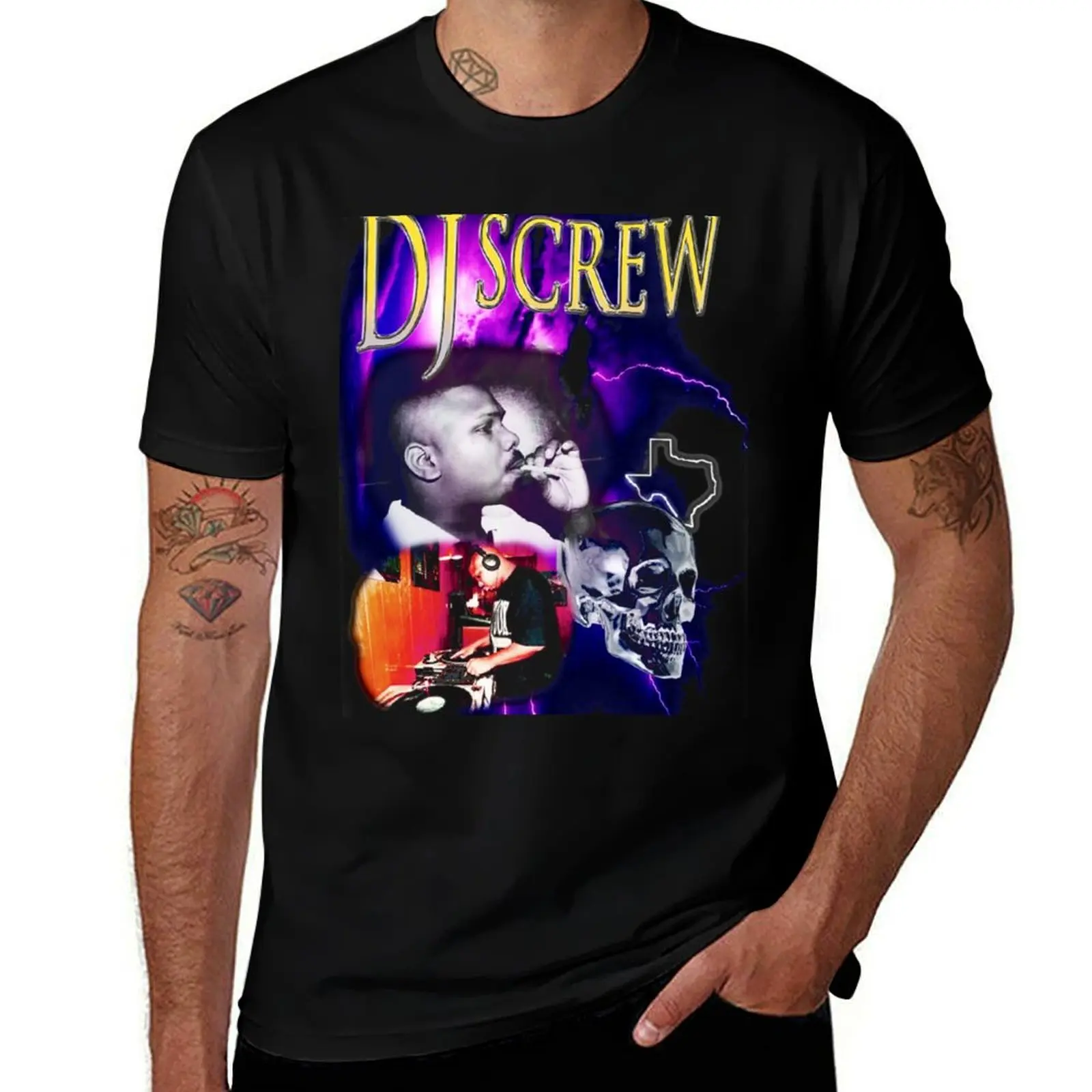 

Dj Screw T-Shirt funny t shirts cotton man t shirt luxury t shirts for man graphic funny T-shirt