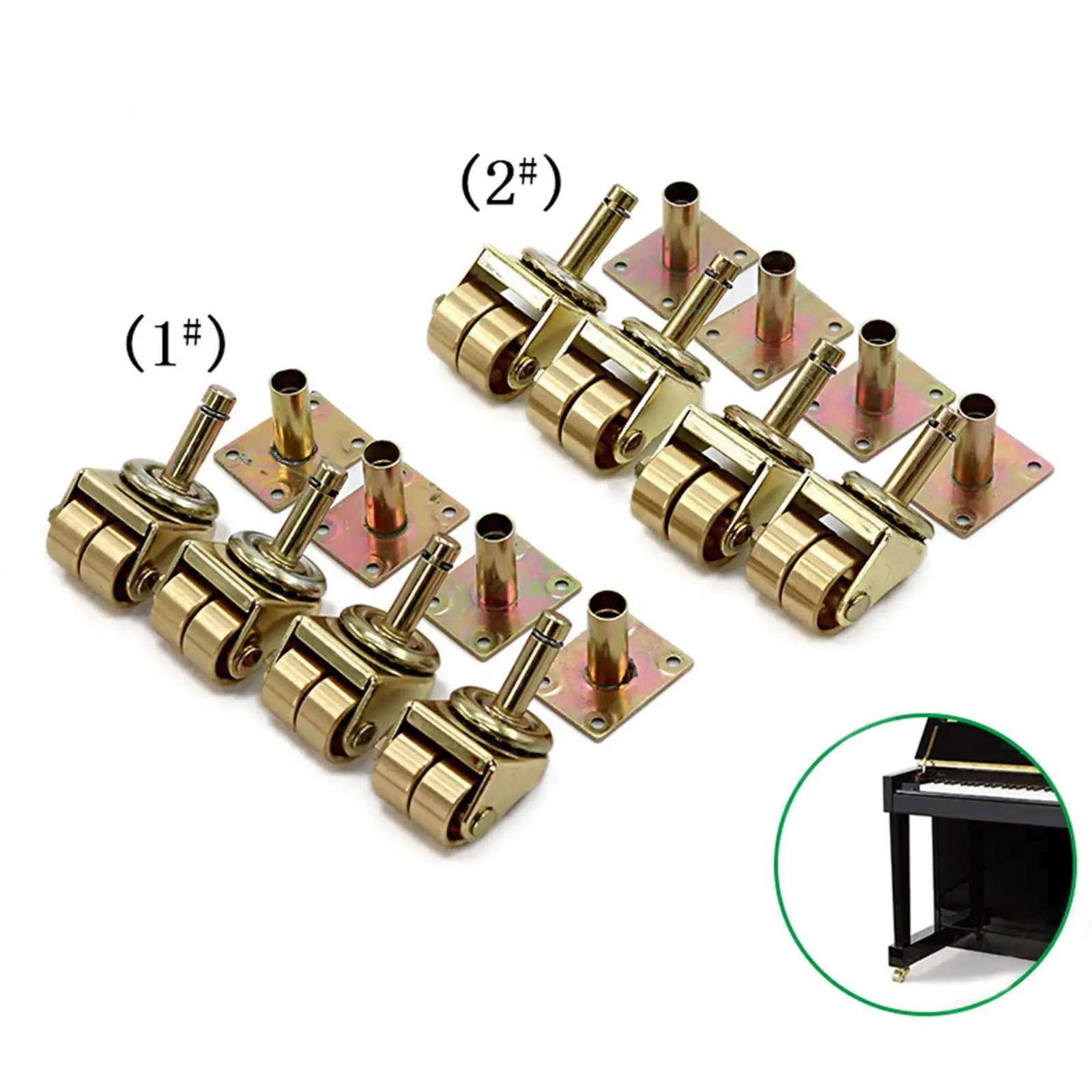 4X Piano Wheels For…