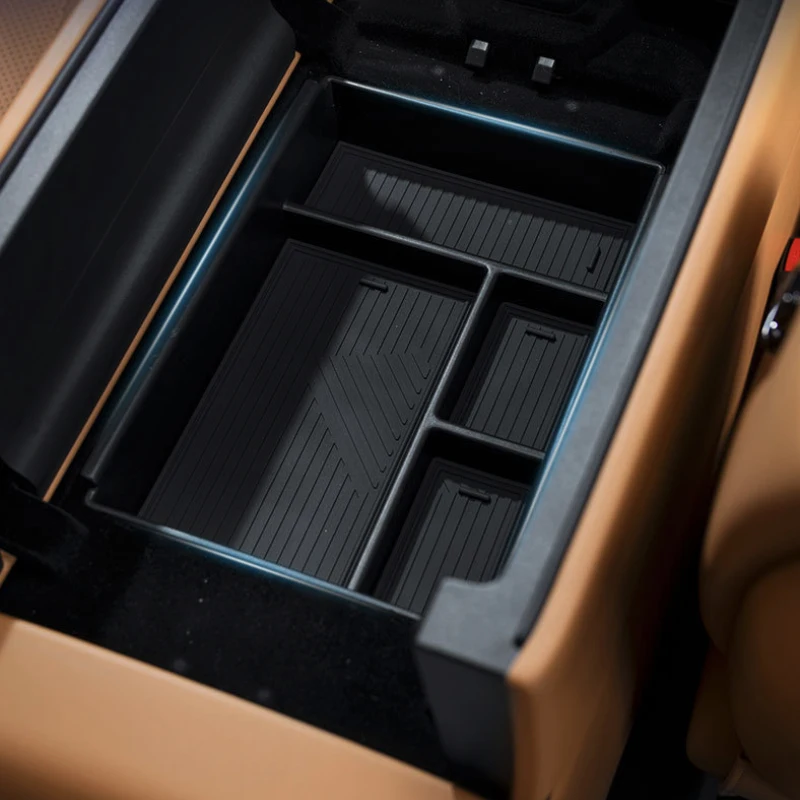 ل Voyah Dream 2025 صندوق تخزين مسند الذراع التحكم المركزي تنظيم صندوق تخزين الملحقات #4