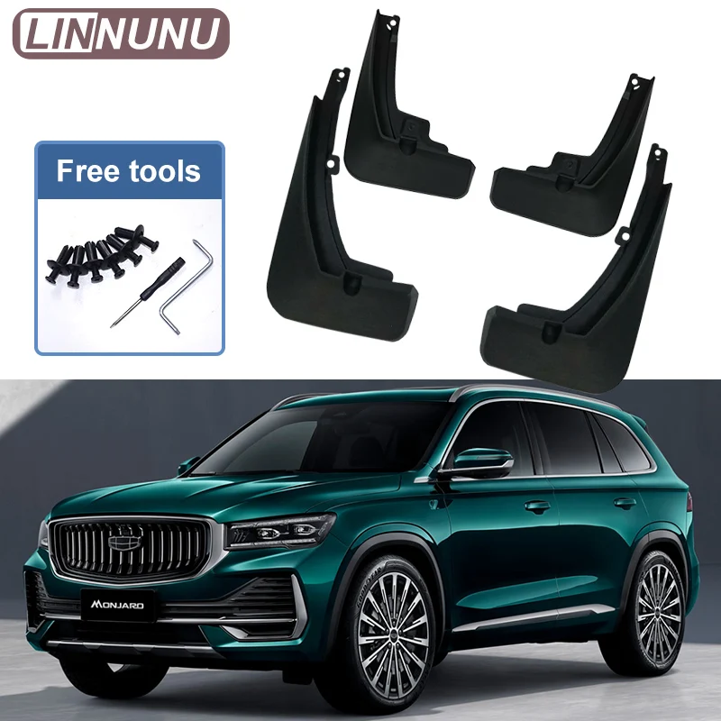 

LINNUNU KX11 Geely Monjaro Manjaro 2021-2024 Xingyue L Mud Flaps Fender Car Parts Mudguards Exterior Automobiles Car Accessories